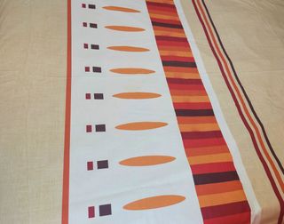 2 Fundas Nórdico Cama 1.50 Beige/Naranja