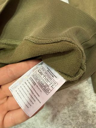 Sudadera Carhartt verde militar