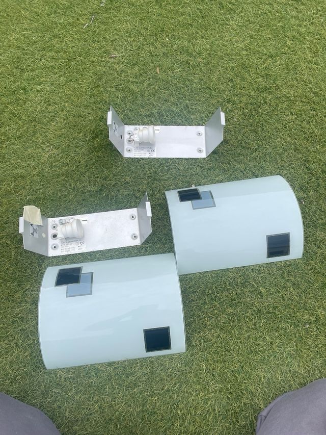 Apliques de pared de cristal 