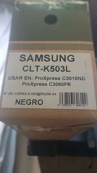 Tóner Samsung CLT-K503L Negro