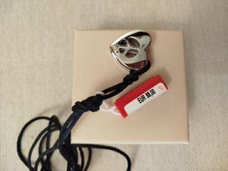 Collana Miss Sixty cuore argento e filo nero