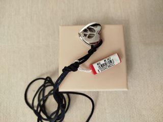 Collana Miss Sixty cuore argento e filo nero