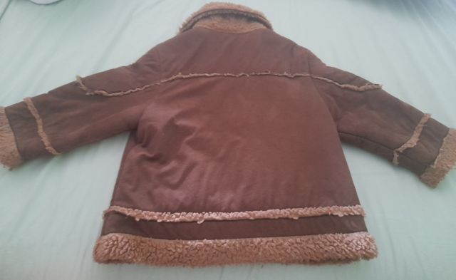 Chaqueta Mayoral tipo pelliza marrón para niño o n