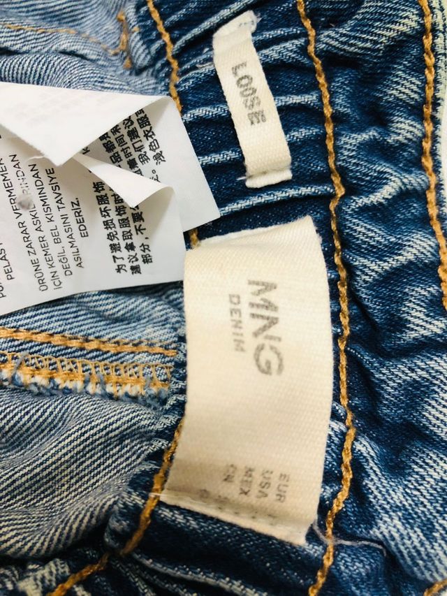 Vaqueros Mango azules