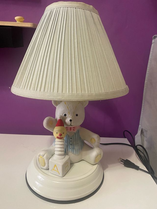 Lámpara infantil oso con payaso