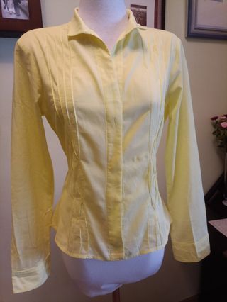 Camisa Síntesis Amarilla Manga Larga