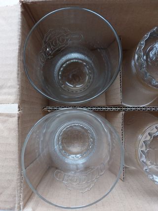 Sei bicchieri originali Crodino nuovi