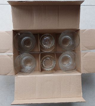 Sei bicchieri originali Crodino nuovi