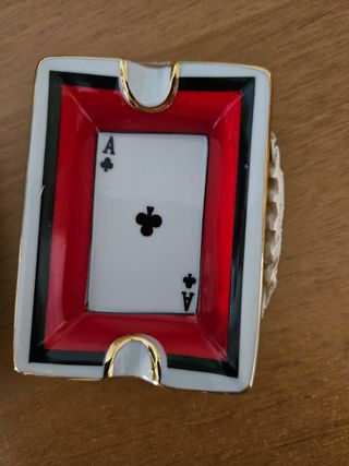 Set 4 Posaceneri Carte da Gioco Asso