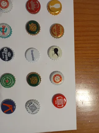 Lote 15 chapas cerveza europeas