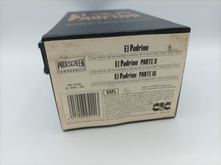 El Padrino Trilogía VHS Widescreen