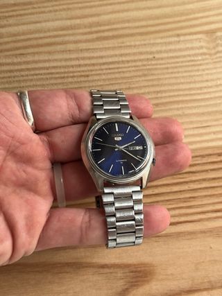Reloj Seiko 5 Automático Azul