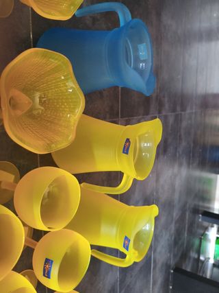 Jarras y vasos de Cristal