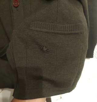Chaqueta Burberry Verde Talla 7 (46)