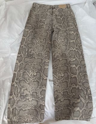 Zara Kids Jeans Estampado Serpiente Rectos
