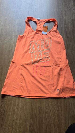 Camiseta deportiva Domyos naranja Talla M