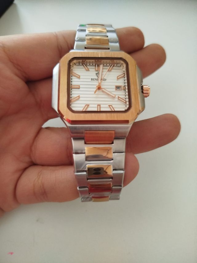 Reloj Cubitus Rose Gold & Plata Hombre