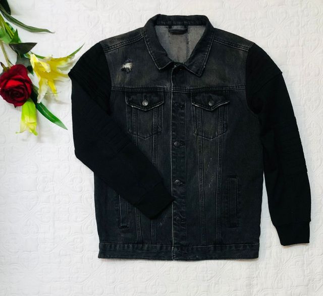 Chaqueta vaquera negra