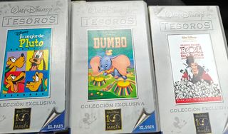 Lote 15 Películas Disney VHS Colección