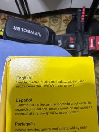 Inversor de Corriente 1500W 12V a 110V