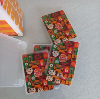 Juego Torre Batatas y Cartas Burger King. Nuevos!