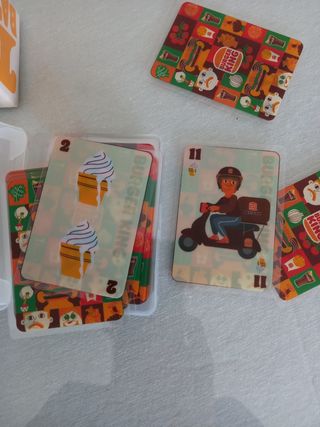 Juego Torre Batatas y Cartas Burger King. Nuevos!