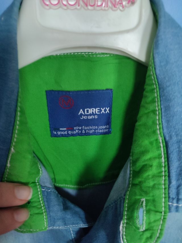 Set 2 camicie di jeans a maniche corte