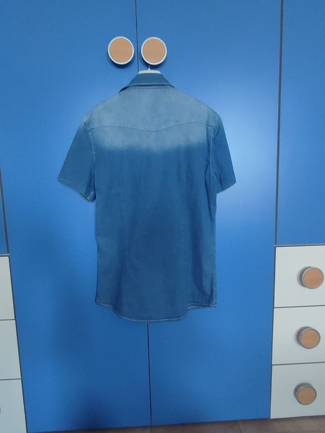 Set 2 camicie di jeans a maniche corte