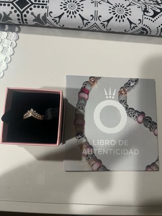Anillo Pandora Tiara Brillante Talla 54
