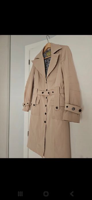 Gabardina Mercredi Beige Talla M