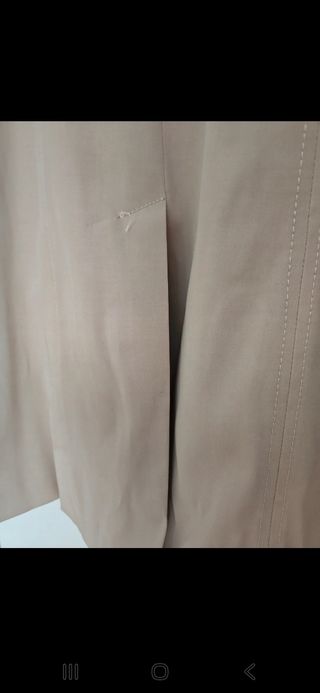Gabardina Mercredi Beige Talla M