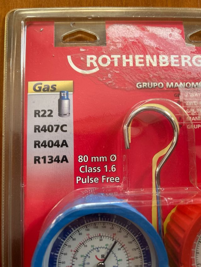 Manómetro ROTHENBERGER 2 vías R22 R407C