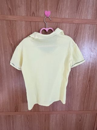 Polo Burberry London Amarillo Claro