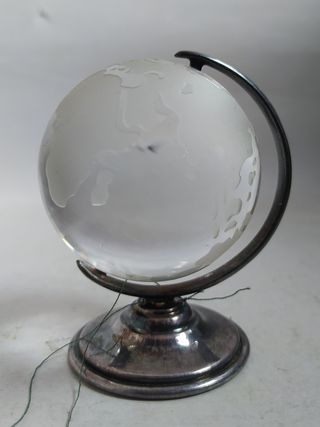 Globo Terráqueo Plata 925 - 21.87 gramos