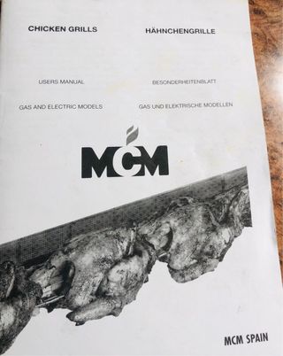 Asador de pollos profesional