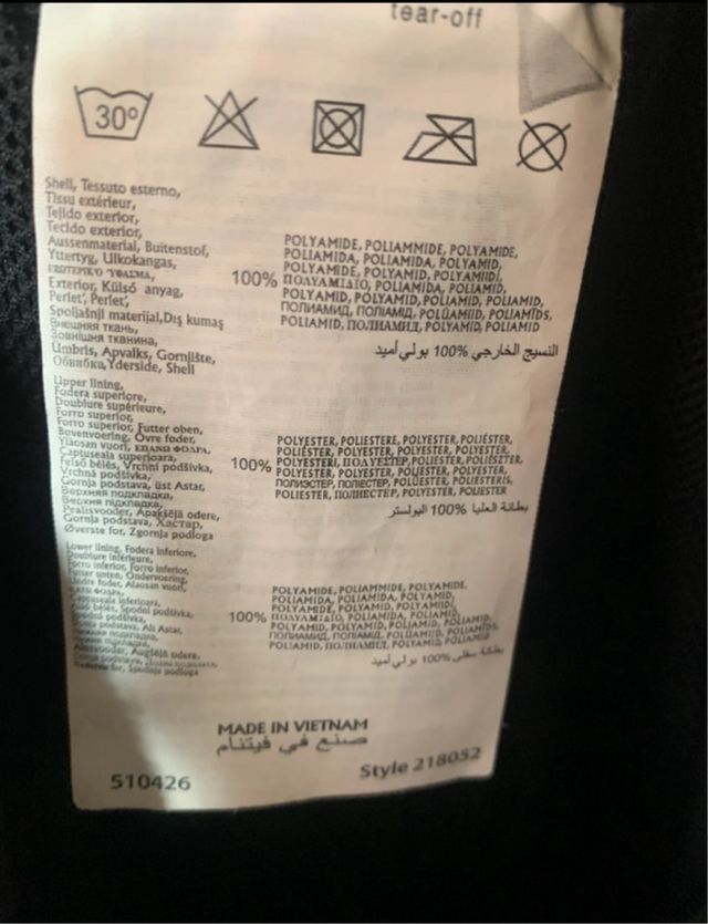 Pantalón cargo Champion negro