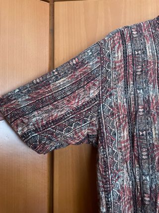 Camisa estampada manga corta