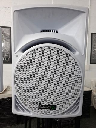 Altavoces Ibiza Autoamplificados Blancos 900w