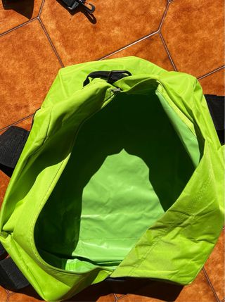 Borsone da viaggio/ginnastica verde con tracolla