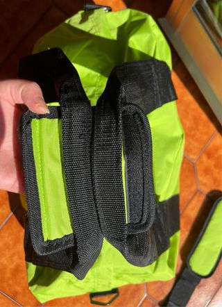 Borsone da viaggio/ginnastica verde con tracolla