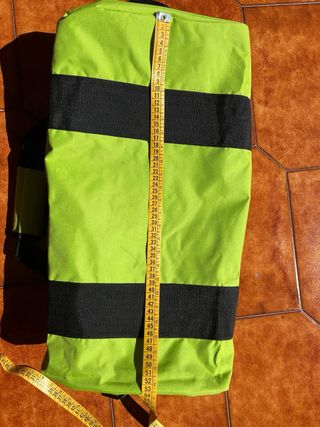 Borsone da viaggio/ginnastica verde con tracolla