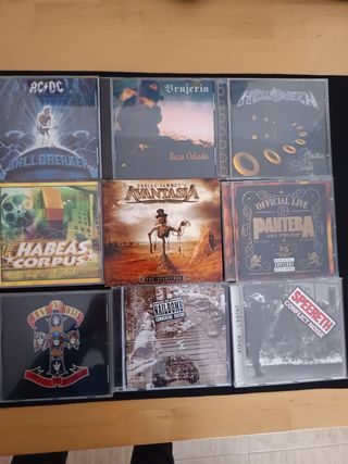 Lote 9 CDs Hard Rock/Heavy 