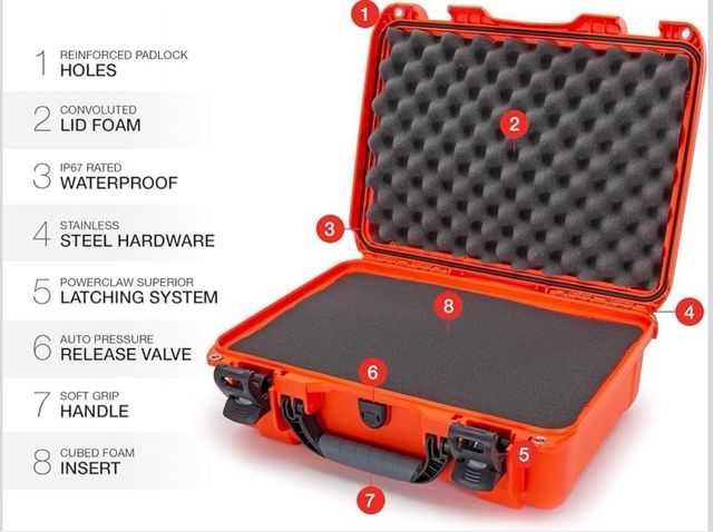 NANUK 925 Valigia rigida impermeabile con schiuma