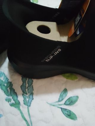 Deportivas Skechers Malla Mujer Negras