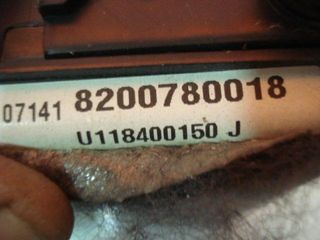 Caja de fusibles RENAULT SCENIC 8200780018 U118400150J 8200714305