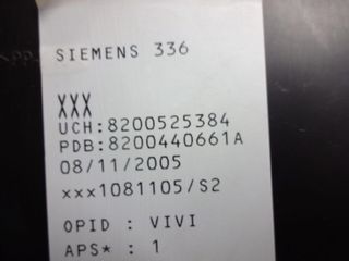 Caja de fusibles Renault Megane 8200525384 S118400150D 8200440661A