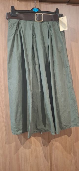 Falda verde nueva talla única