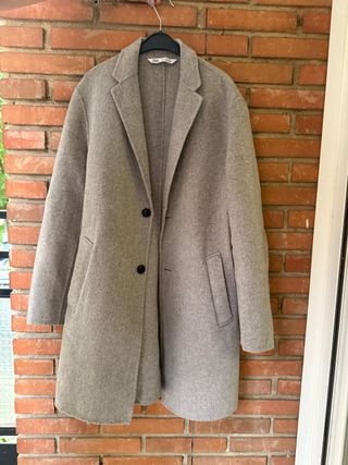 Chaqueta Zara Gris Talla M (38/10)