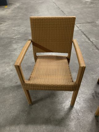 Pareja Sillones Rattan Plastificado