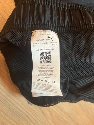 Chándal Puma Negro Gris Blanco
